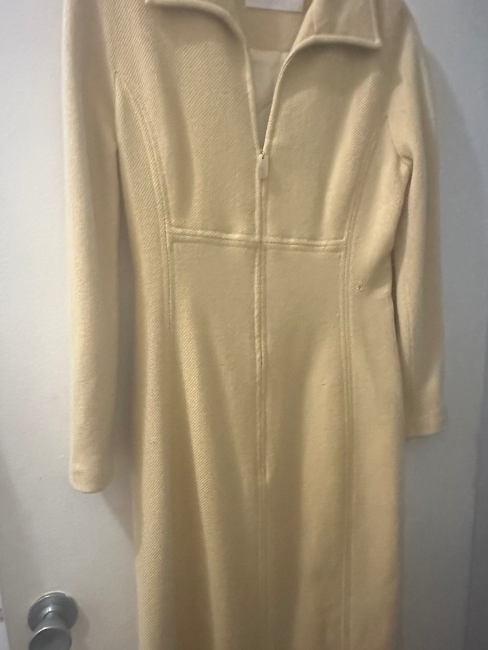Oscar de la renta wool coat dress